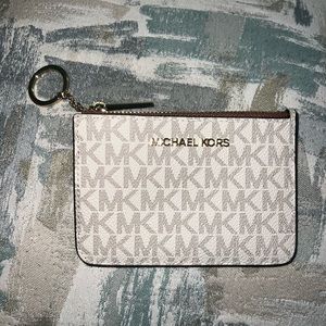 MICHAEL KORS Small Leather Zip Card Case